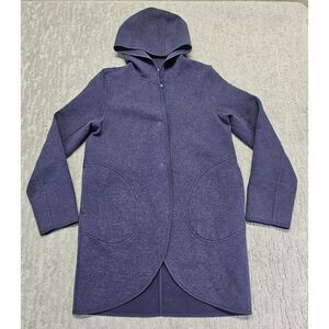 Lululemon City Bound‎ Wrap   Reversible Jacket Sz. S Heathered Indigo Purple